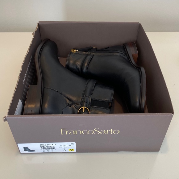 *NWT* Franco Sarto Elese Bootie - Black - Sz 6 - Picture 15 of 15